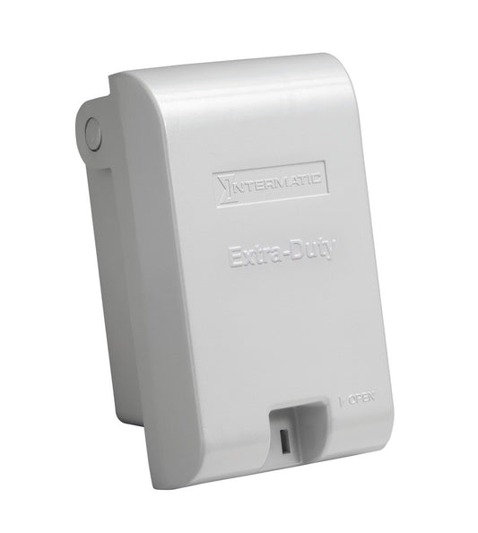Intermatic Single-Gang 2.75" Gray In-Use Weatherproof Cover WP3110MXD