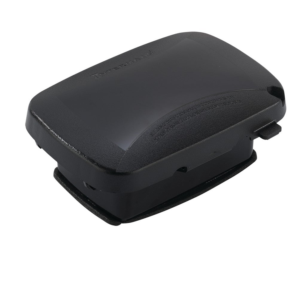 Intermatic Single-Gang 2.25" Black In-Use Weatherproof Cover WP5000BL