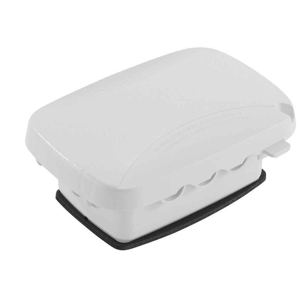Intermatic Single-Gang 2.25" White In-Use Weatherproof Cover WP5000W