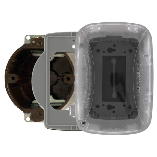 Intermatic Single-Gang 2.75" Clear In-Use Weatherproof Cover WP5103C