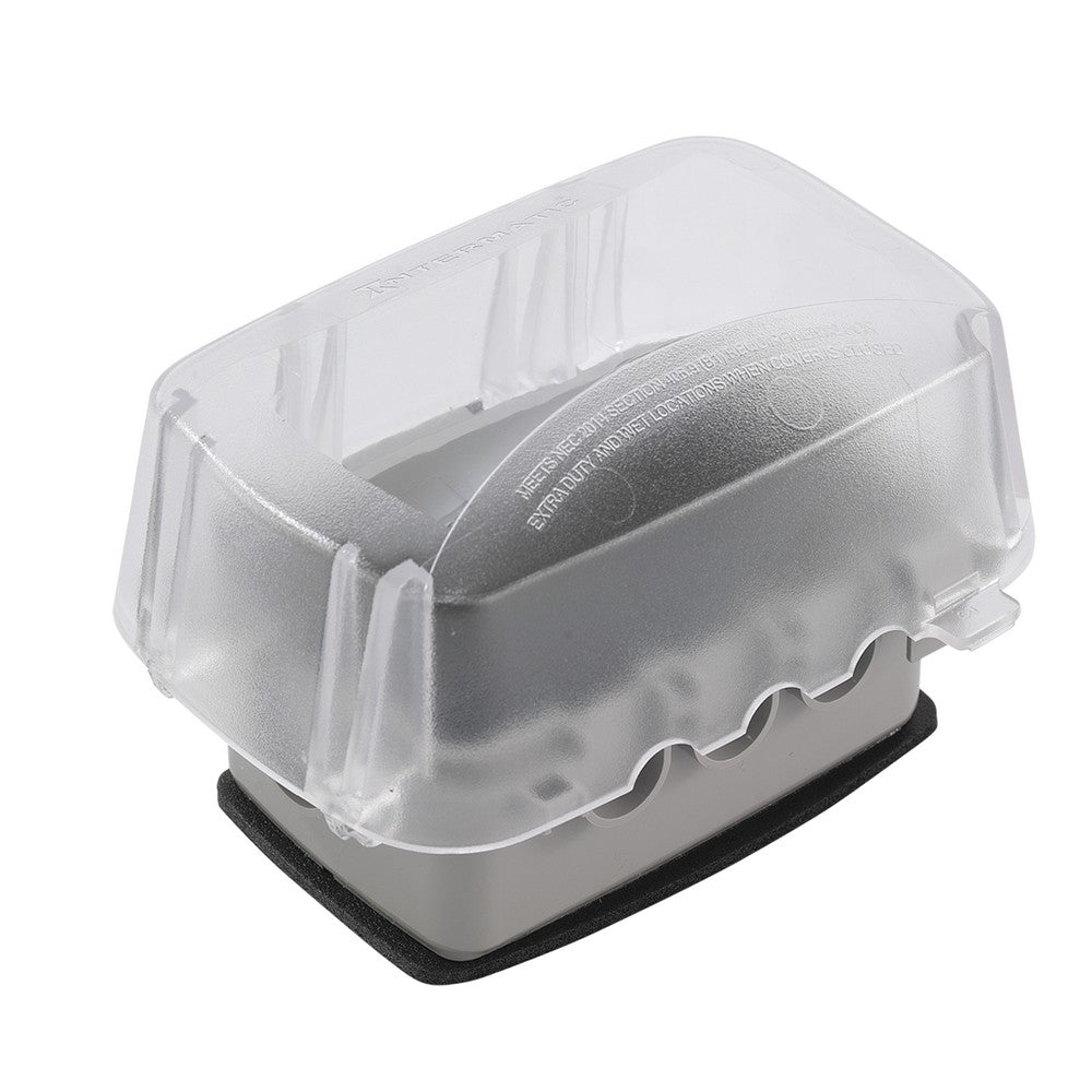 Intermatic Single-Gang 3.625" Clear In-Use Weatherproof Cover WP5110C