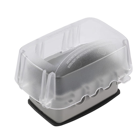 Intermatic Single-Gang 3.625" Clear In-Use Weatherproof Cover WP5110C