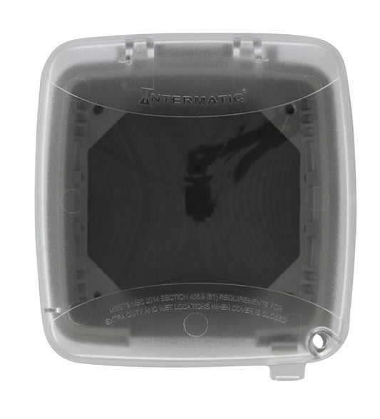 Intermatic Double-Gang 2.25" Clear In-Use Weatherproof Cover WP5221C
