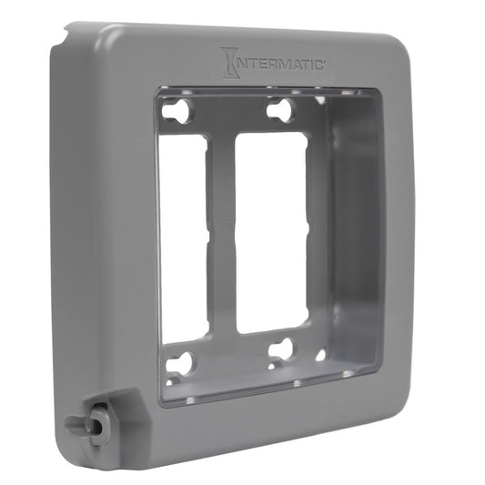 Intermatic Double-Gang Gray In-Use Weatherproof Cover WP6200G