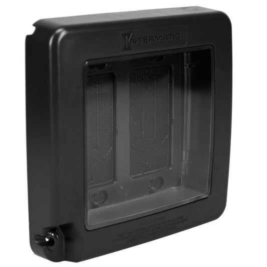 Intermatic Double-Gang Black In-Use Weatherproof Cover WP7200BL