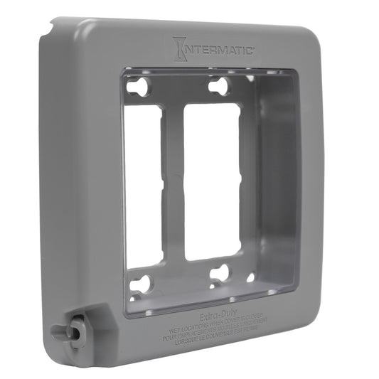Intermatic Double-Gang Gray In-Use Weatherproof Cover WP7200G