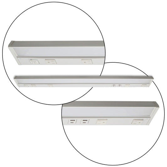 Lighting Spot 26 32 in. 18W 120V 5CCT selectable White LED Under Cabinet Light LS-UCL-32-18W-5CCT-WH