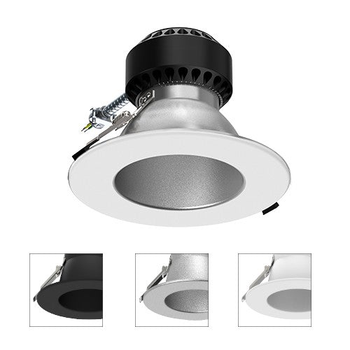 Lighting Spot 26 4 in. Matte Silver Lighting Accessory LSCD-4RR-SSL