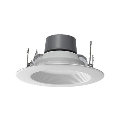 Lighting Spot 26 6 in. 18W 3000K Round Smooth White LED Recessed Downlight LSH-618W3K-S