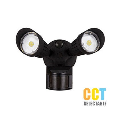 Lighting Spot 26 20W 1900lm 3CCT selectable Round Black LED Security Light LSH-SSL-20W-3CCT-BLK