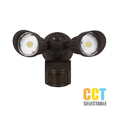 Lighting Spot 26 20W 1900lm 3CCT selectable Round Bronze LED Security Light LSH-SSL-20W-3CCT-BRZ