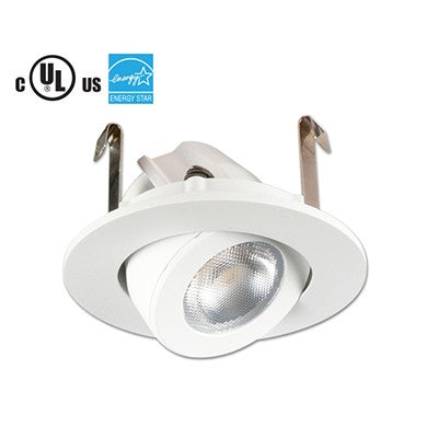 Lighting Spot 26 2 in. 9W 5000K Adjustable White LED Recessed Downlight LSL-2-207-5K