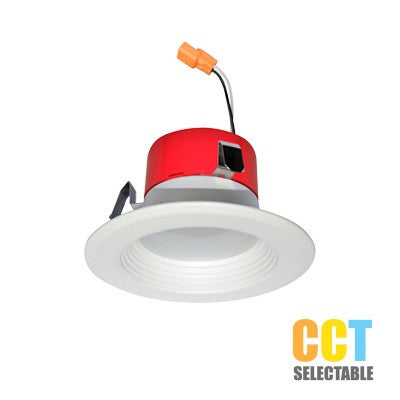 Lighting Spot 26 3 in. 10W 5CCT Selectable (27K/30K/35K/40K/50K) Baffle White LED Recessed Downlight LSL-3-573-5CCT-WH
