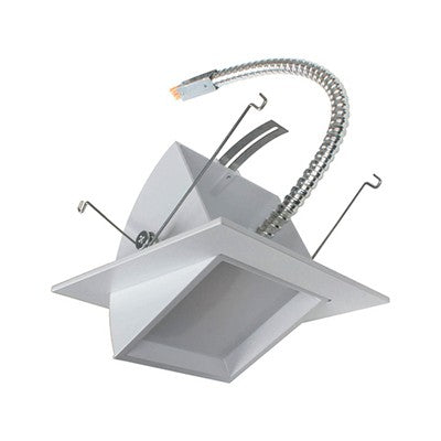 Lighting Spot 26 5 in. 16W 5000K Square White LED Recessed Downlight LSL-5-SQ-544-5K