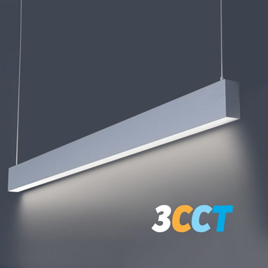 Lighting Spot 26 4 ft. 40W 3CCT (30K/40K/50K) White LED Linear Light LSS-4-3CCT