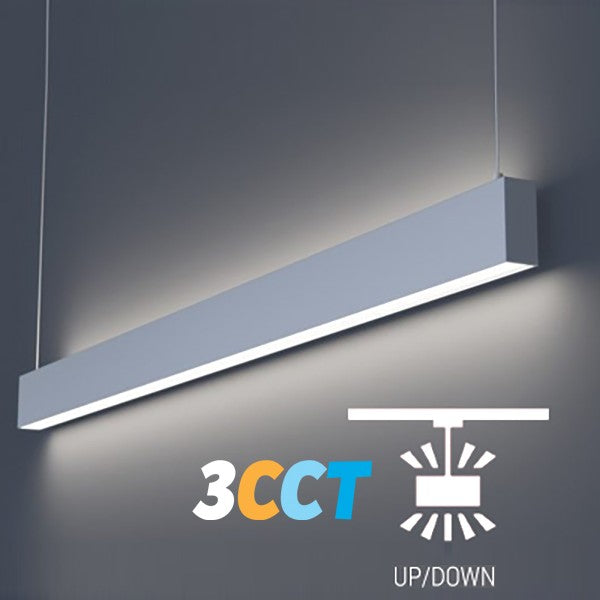 Lighting Spot 26 6 ft. 60W 3CCT (30K/40K/50K) White Linear Light Up Light Option LSS-UP6-3CCT