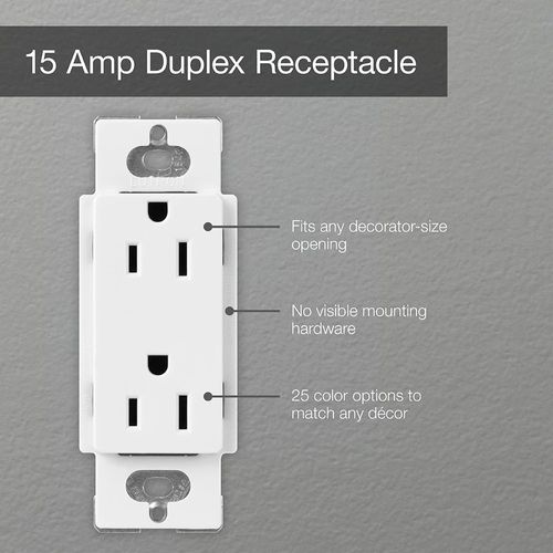 Lutron CARS-15-TR-BL Receptacle