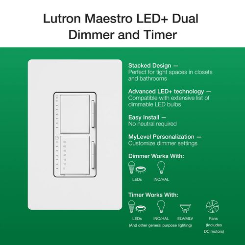 Lutron MACL-L3T251-PD Timer Switch