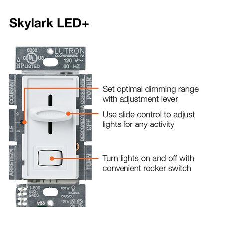 Lutron SCL-153P-IV Dimmer Switch