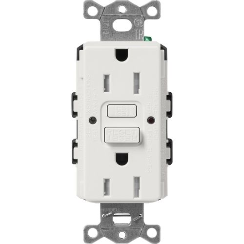 Lutron SCR-15-GFST-LG GFCI Receptacle