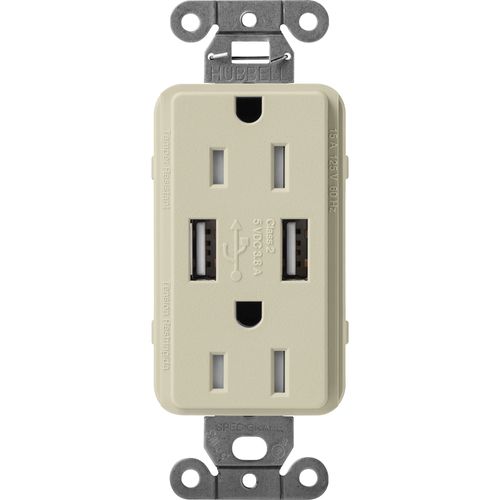 Lutron SCR-15-UBTR-CY USB Receptacle