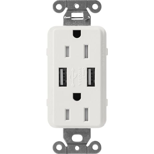 Lutron SCR-15-UBTR-LG USB Receptacle