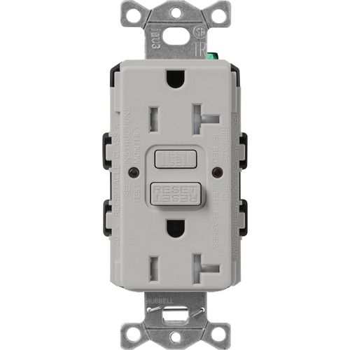 Lutron SCR-20-GFST-PB GFCI Receptacle