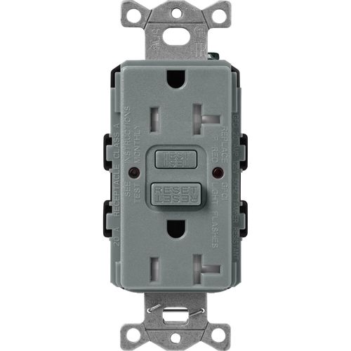 Lutron SCR-20-GFST-SL GFCI Receptacle