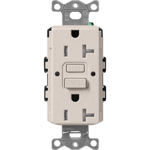 Lutron SCR-20-GFST-TP GFCI Receptacle
