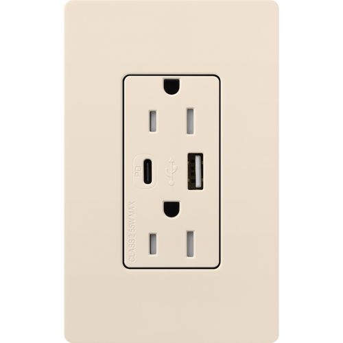 Lutron CAR-15-ACTR-LA USB Receptacle