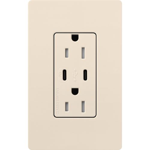 Lutron CAR-15-CCTR-LA USB Receptacle