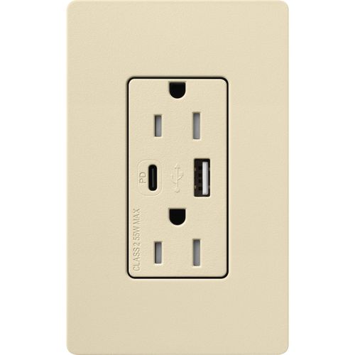 Lutron SCR-15-ACTR-SD USB Receptacle
