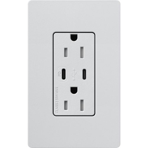 Lutron SCR-15-CCTR-MI USB Receptacle