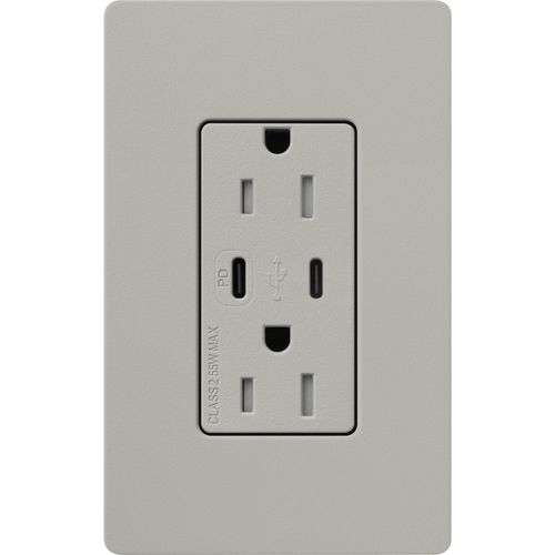 Lutron SCR-15-CCTR-PB USB Receptacle