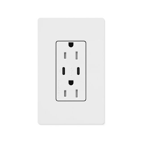 Lutron SCR-15-CCTR-SW USB Receptacle