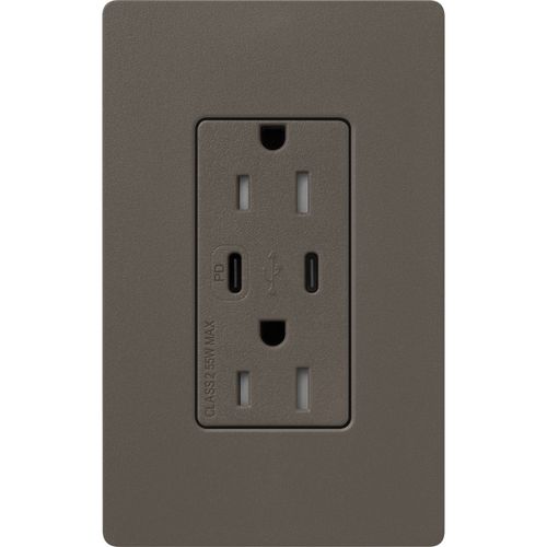 Lutron SCR-15-CCTR-TF USB Receptacle