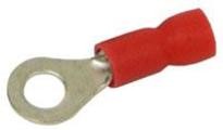 Morris 01018 Vinyl Insulated Ring Terminal 22-16 AWG 1/4 In Stud