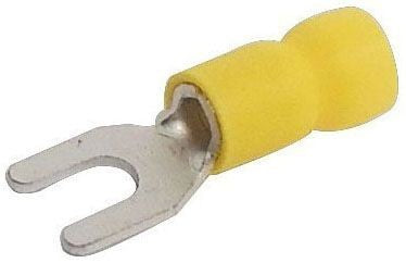 Morris 10166 Vinyl Insulated Spade Terminal 12-10 AWG 1/4 In Stud