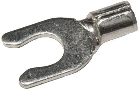 Morris 11672 Non-insulated Locking Spade Terminal 16-14 AWG #10 Stud