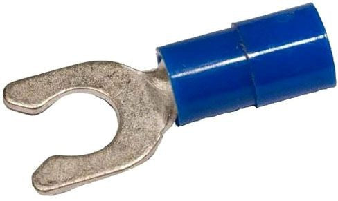 Morris 11730 Nylon Locking Spade Terminal 16-14 AWG #8 Stud