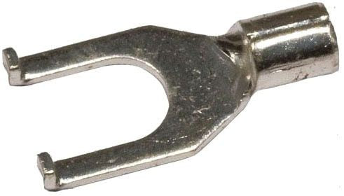 Morris 11744 Non-insulated Flange Spade Terminal 22-16 AWG #6 Stud