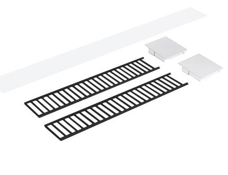 Nora Lighting NLUD-2LOUVBW Lighting Accessory