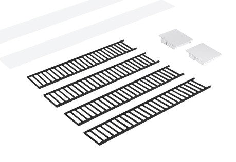 Nora Lighting NLUD-4LOUVBW Lighting Accessory