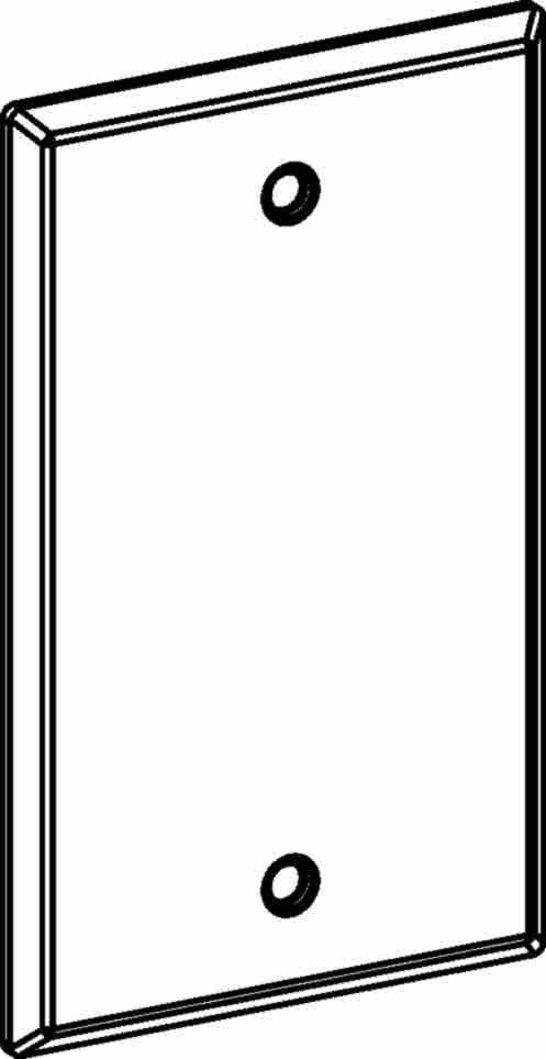 Orbit 1-Gang Weatherproof Blank Cover Gray 1-BC-G - SKU 1BCG