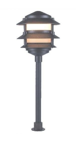 Orbit 3TIER Lowvolt. Frosted Pagoda Light Green 2030FGN