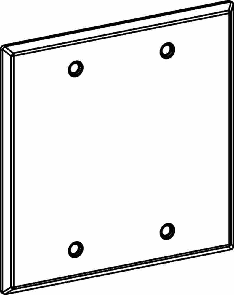 Orbit 2-Gang Weatherproof Blank Cover Bronze 2-BC-BR - SKU 2BCBR