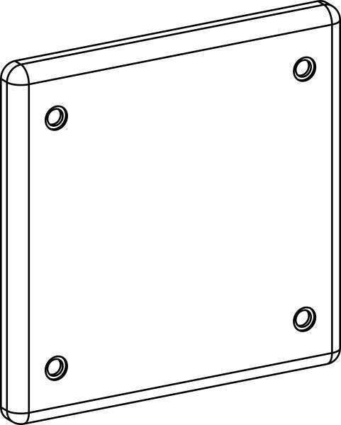 Orbit 2-Gang Weatherproof Plastic Cover 2PC-W - SKU 2PCW