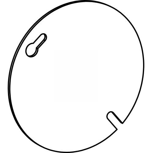 Orbit 3-1/2 in Round Steel Blank Cover 3RBC