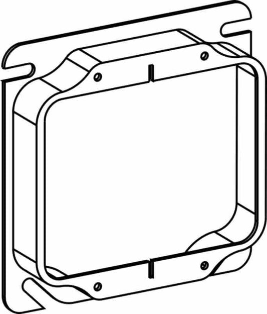 Orbit 4S 2-Gang 1-1/4 in Raised Tile Steel Device Ring 42125T