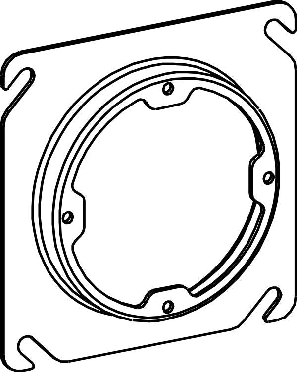 Orbit 4S 1/2 in Dual-Direction Steel Plaster Ring 43050X